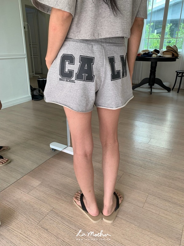 CALM鬆緊小短褲